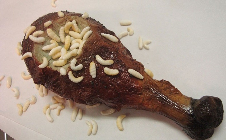 组图:女子做出美味蛋糕酷似鸡翅 物品形象超逼真-新闻频道-和讯网