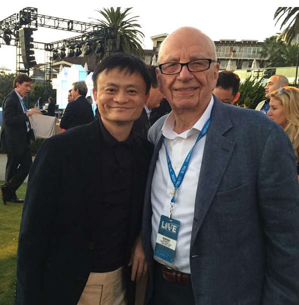 大佬的聚会:马云库克默多克美南加州会面