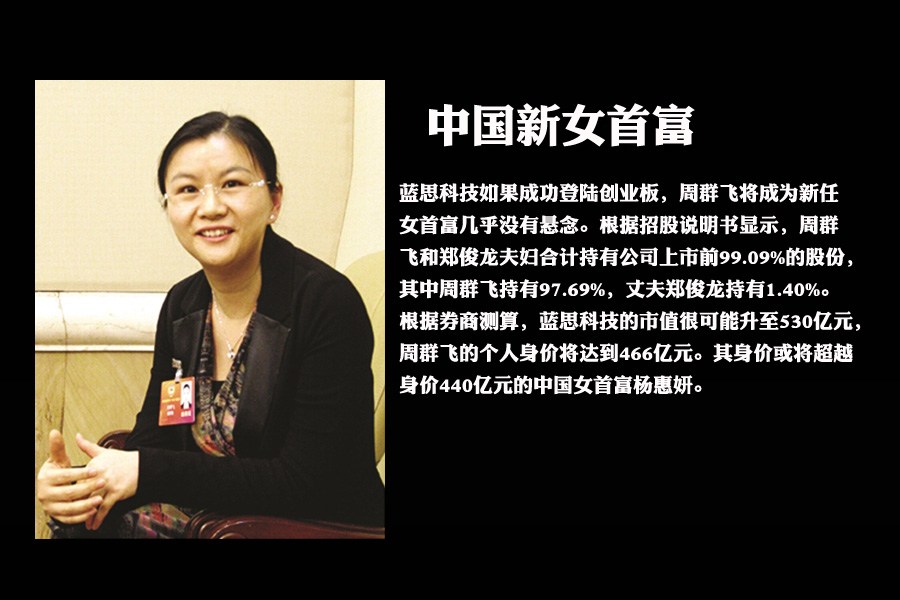 蓝思科技周群飞:<em>从打工妹到</em>中国<em>女首富</em>(组图) 