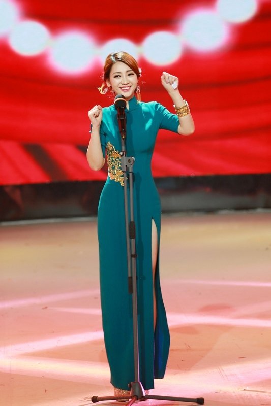 组图:柳岩新年主持 透视美裙显妩媚优雅